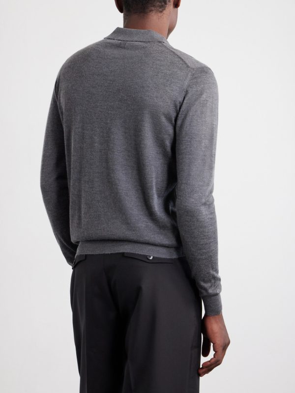 Sportman Cashmere and Silk-Blend Polo Shirt - BK Sportman Cashmere and Silk-Blend Polo Shirt - BK
