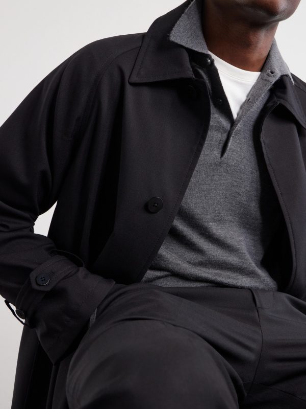 Sportman Cashmere and Silk-Blend Polo Shirt - CU Sportman Cashmere and Silk-Blend Polo Shirt - CU