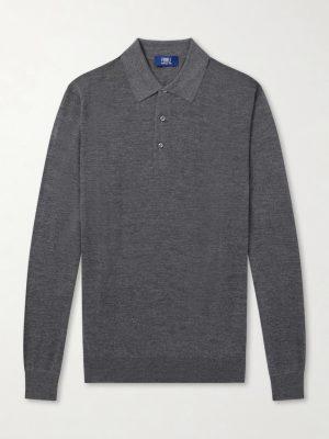 Sportman Cashmere and Silk-Blend Polo Shirt