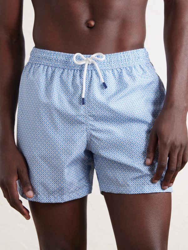 Madeira Printed Straight-Leg Swim Shorts - FR