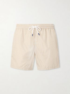 Madeira Printed Straight-Leg Swim Shorts