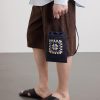 + Paula's Ibiza Logo-Embroidered Leather-Trimmed Crocheted Raffia Bucket Bag - CU