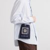 + Paula's Ibiza Logo-Embroidered Leather-Trimmed Crocheted Raffia Bucket Bag - OU