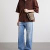 + Paula's Ibiza Braid Leather-Trimmed Raffia Shoulder Bag - OU + Paula's Ibiza Braid Leather-Trimmed Raffia Shoulder Bag - OU