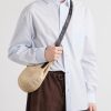 + Paula's Ibiza The Punch Hole Leather-Trimmed Raffia Tote Bag - OU + Paula's Ibiza The Punch Hole Leather-Trimmed Raffia Tote Bag - OU