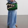 + Paula's Ibiza Puzzle Edge Crocodile leather-trimmed raffia shoulder bag - CU + Paula's Ibiza Puzzle Edge Crocodile leather-trimmed raffia shoulder bag - CU