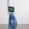 + Paula's Ibiza Puzzle Edge Crocodile leather-trimmed raffia shoulder bag - OU + Paula's Ibiza Puzzle Edge Crocodile leather-trimmed raffia shoulder bag - OU
