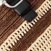 + Paula's Ibiza Loop Basket Leather-Trimmed RaffiaTote Bag - CU + Paula's Ibiza Loop Basket Leather-Trimmed RaffiaTote Bag - CU