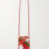 + Paula's Ibiza Leather-Trimmed Pouch + Paula's Ibiza Leather-Trimmed Pouch
