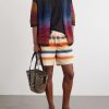 + Paula's Ibiza Logo-Embellished Leather-Trimmed Palm de Iraca Leaves Tote Bag - OU