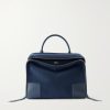 Amazona 180 Leather-Trimmed Suede Tote Bag Amazona 180 Leather-Trimmed Suede Tote Bag