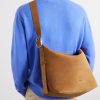 Loop Logo-Debossed Suede Messenger Bag - FR