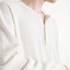 Waffle-Knit Cotton and Cashmere-Blend Henley T-Shirt - CU Waffle-Knit Cotton and Cashmere-Blend Henley T-Shirt - CU