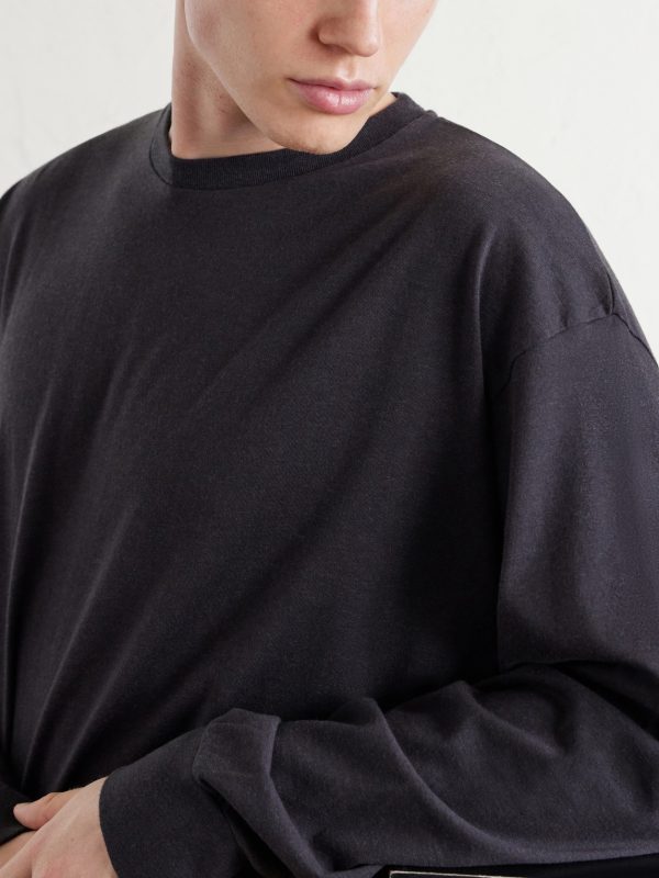 Cotton and Cashmere-Blend T-Shirt - CU Cotton and Cashmere-Blend T-Shirt - CU