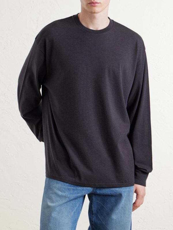 Cotton and Cashmere-Blend T-Shirt - FR Cotton and Cashmere-Blend T-Shirt - FR