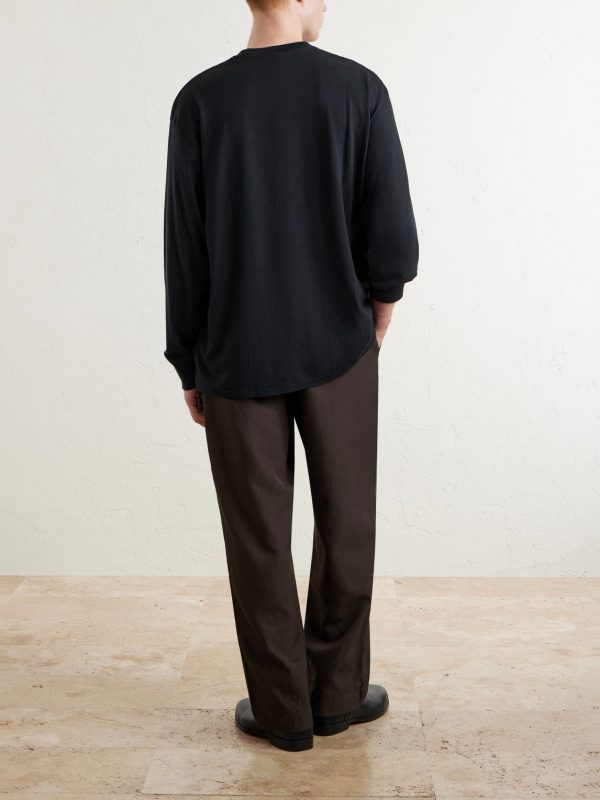 Cotton and Cashmere-Blend T-Shirt - BK