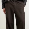 Straight-Leg Cotton and Silk-Blend Trousers - CU Straight-Leg Cotton and Silk-Blend Trousers - CU