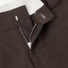 Straight-Leg Cotton and Silk-Blend Trousers - E1 Straight-Leg Cotton and Silk-Blend Trousers - E1