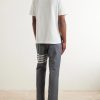 Pointelle-Knit Cotton and Linen-Blend T-Shirt - BK Pointelle-Knit Cotton and Linen-Blend T-Shirt - BK