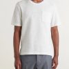 Pointelle-Knit Cotton and Linen-Blend T-Shirt - FR Pointelle-Knit Cotton and Linen-Blend T-Shirt - FR