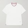 Pointelle-Knit Cotton and Linen-Blend T-Shirt Pointelle-Knit Cotton and Linen-Blend T-Shirt
