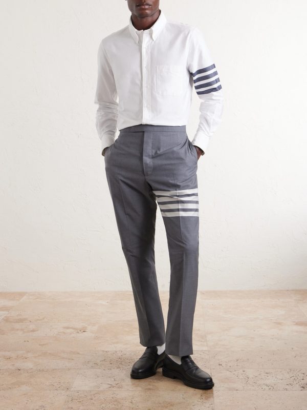 Striped Cotton Shirt - OU Striped Cotton Shirt - OU