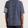Striped Cotton T-Shirt - BK Striped Cotton T-Shirt - BK