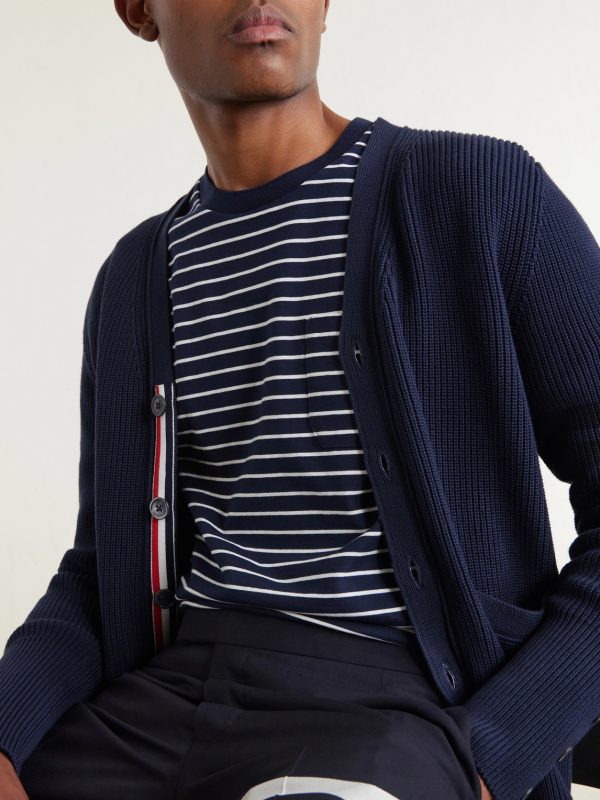 Striped Cotton T-Shirt - CU Striped Cotton T-Shirt - CU