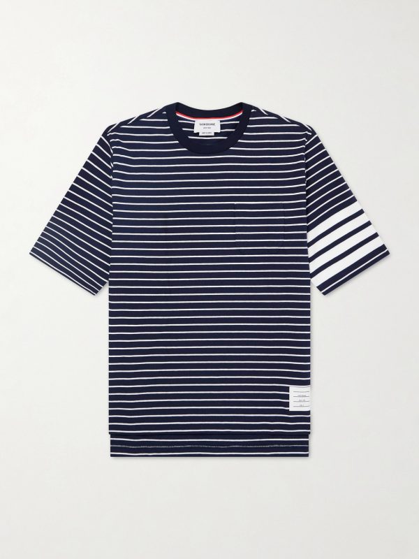 Striped Cotton T-Shirt Striped Cotton T-Shirt