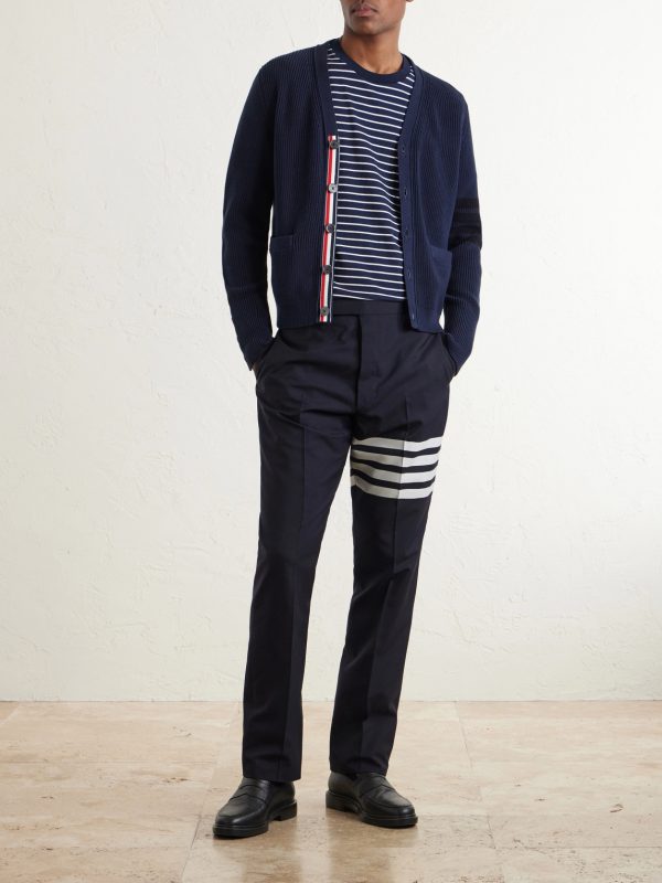 Striped Cotton T-Shirt - OU Striped Cotton T-Shirt - OU