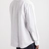 Logo-Appliquéd 4-Bar Linen Shirt - BK Logo-Appliquéd 4-Bar Linen Shirt - BK