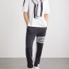 Logo-Appliquéd Striped Cotton-Jersey T-Shirt - OU
