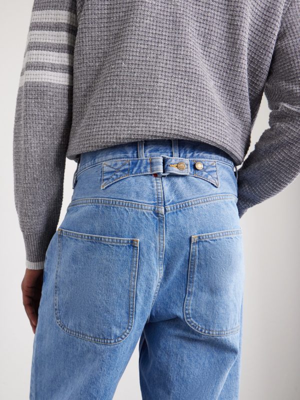 Cinch-Back Wide-Leg Jeans - CU Cinch-Back Wide-Leg Jeans - CU