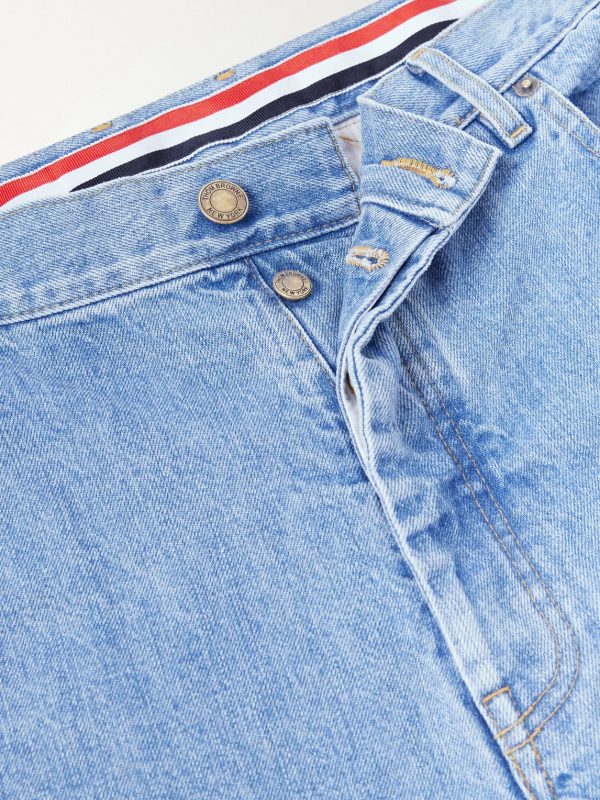 Cinch-Back Wide-Leg Jeans - E1 Cinch-Back Wide-Leg Jeans - E1
