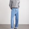 Cinch-Back Wide-Leg Jeans - OU Cinch-Back Wide-Leg Jeans - OU
