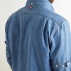 Denim-Effect Cotton Shirt - E1 Denim-Effect Cotton Shirt - E1