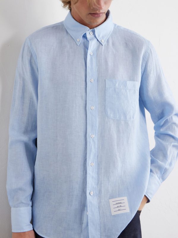 Garment-Dyed Linen Shirt - CU Garment-Dyed Linen Shirt - CU