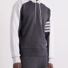 Logo-Appliquéd Striped Cotton-Jersey Hoodie - FR Logo-Appliquéd Striped Cotton-Jersey Hoodie - FR