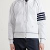 Striped Cotton-Jersey Zip-Up Hoodie - FR Striped Cotton-Jersey Zip-Up Hoodie - FR
