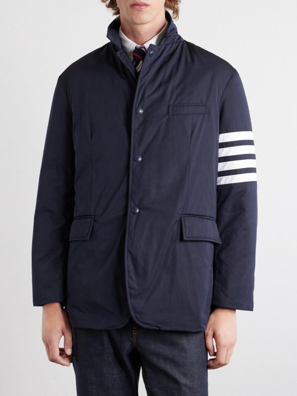 Striped Shell Down Jacket - FR Striped Shell Down Jacket - FR