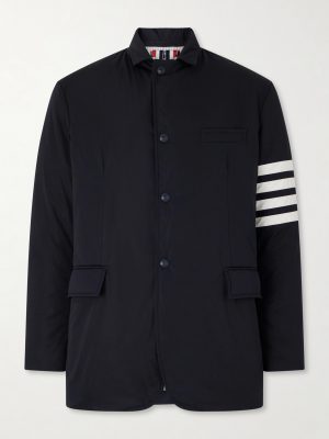 Striped Shell Down Jacket