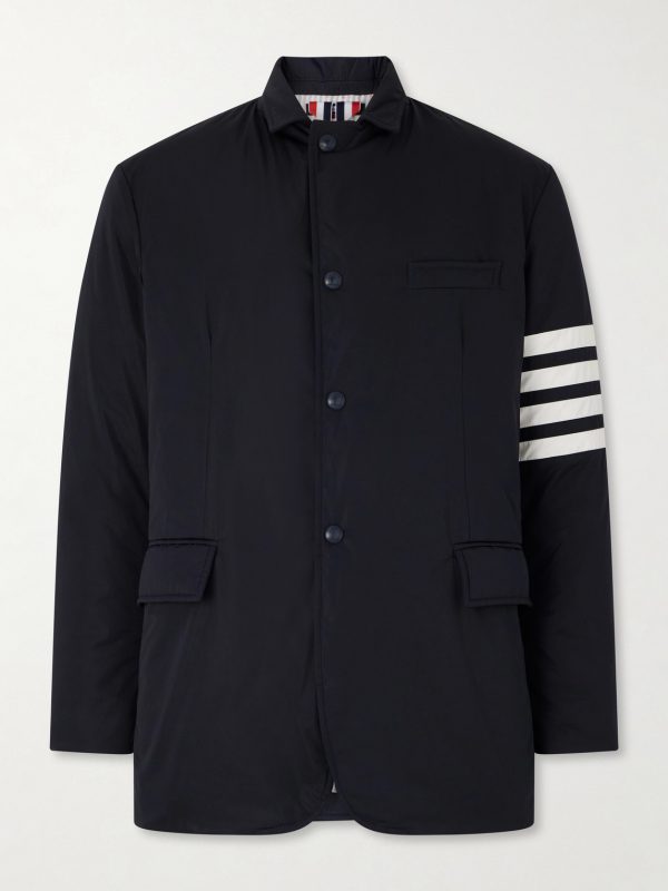 Striped Shell Down Jacket Striped Shell Down Jacket