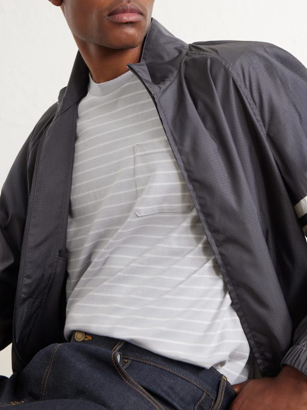 Striped Cotton Jersey T-Shirt - CU Striped Cotton Jersey T-Shirt - CU