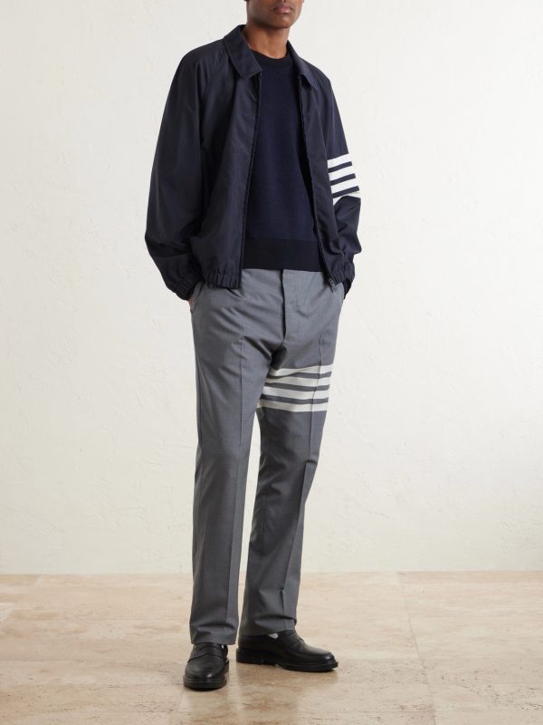 Milano Stitch Wool, Linen and Cotton-Blend Sweater - OU Milano Stitch Wool, Linen and Cotton-Blend Sweater - OU