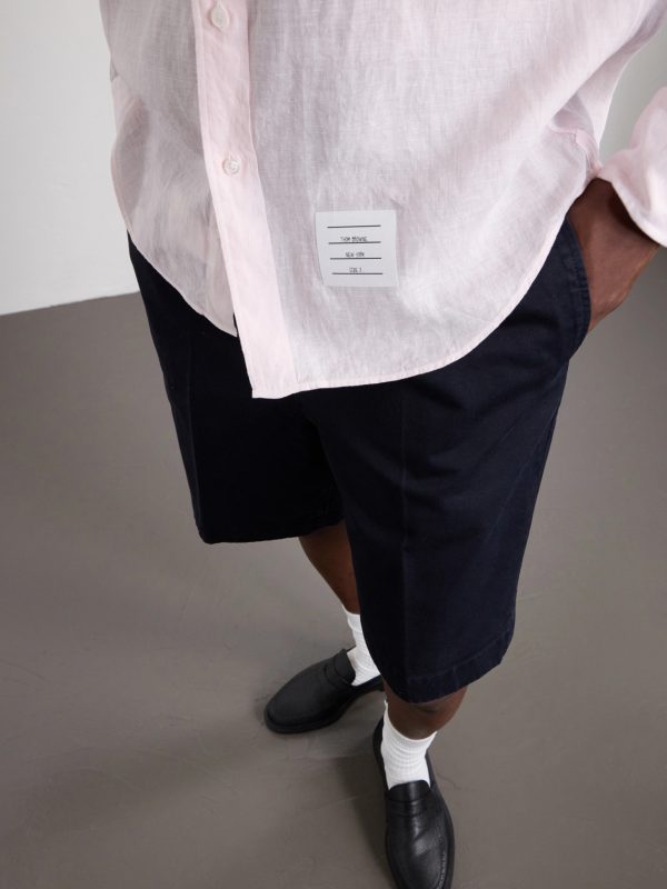 Button-Down Collar Garment-Dyed Linen Shirt - CU Button-Down Collar Garment-Dyed Linen Shirt - CU