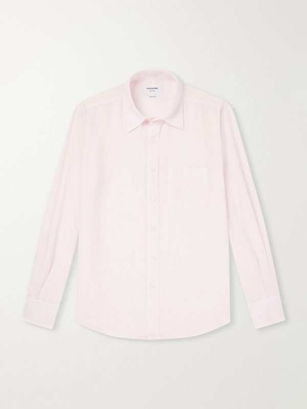Button-Down Collar Garment-Dyed Linen Shirt Button-Down Collar Garment-Dyed Linen Shirt