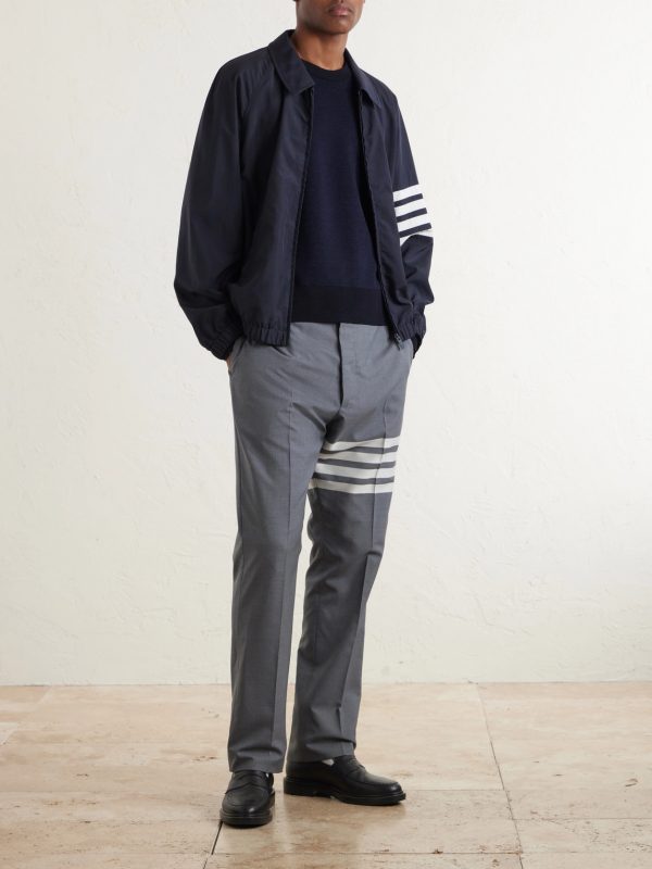 Striped Ripstop Track Jacket - OU Striped Ripstop Track Jacket - OU