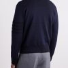 Striped Wool, Linen and Cotton-Blend Zip-Up Cardigan - BK