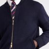 Striped Wool, Linen and Cotton-Blend Zip-Up Cardigan - CU