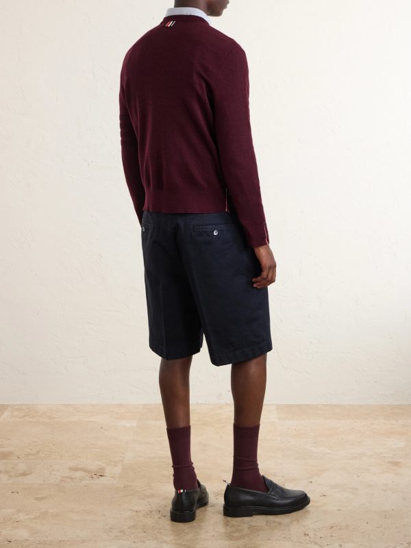 Milano Stitch Wool, Linen and Cotton-Blend Sweater - BK